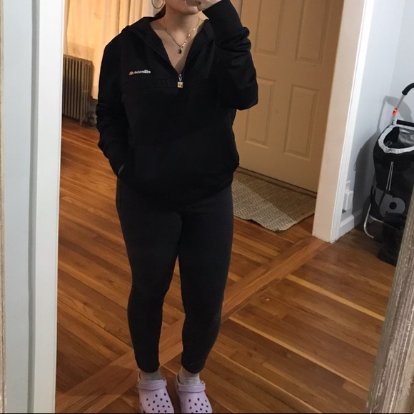 ELLESSE UNISEX QUARTER ZIP PULLOVER HOODIE - Picture 2 of 5